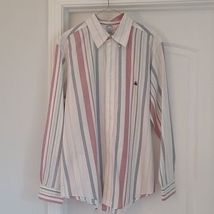 Brooks Brothers multi stripe shirt size Large.